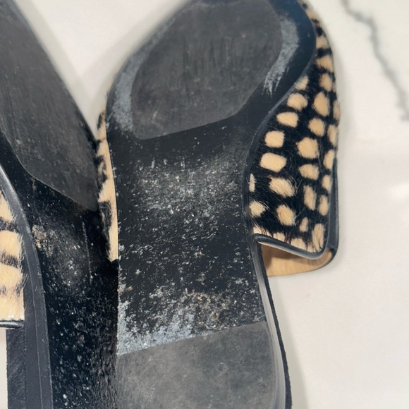 JENNI KAYNE
Pony Hair Mule Animal Print Leather Mule Size 35 cow zebra leopard - Picture 8 of 10